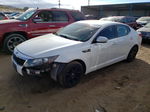 2013 Kia Optima Lx White vin: KNAGM4A76D5307698