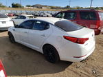 2013 Kia Optima Lx White vin: KNAGM4A76D5307698