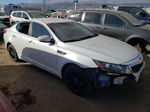 2013 Kia Optima Lx White vin: KNAGM4A76D5307698