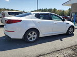 2014 Kia Optima Lx White vin: KNAGM4A76E5521169