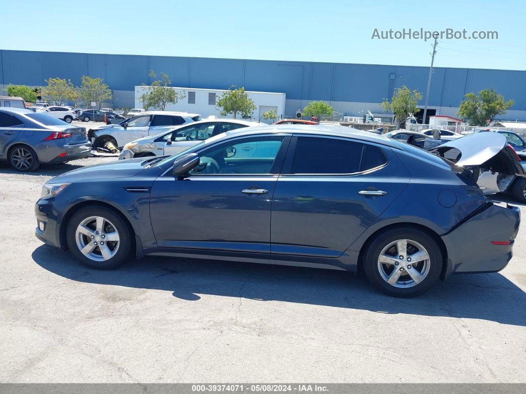 2015 Kia Optima Lx Dark Blue vin: KNAGM4A76F5536305