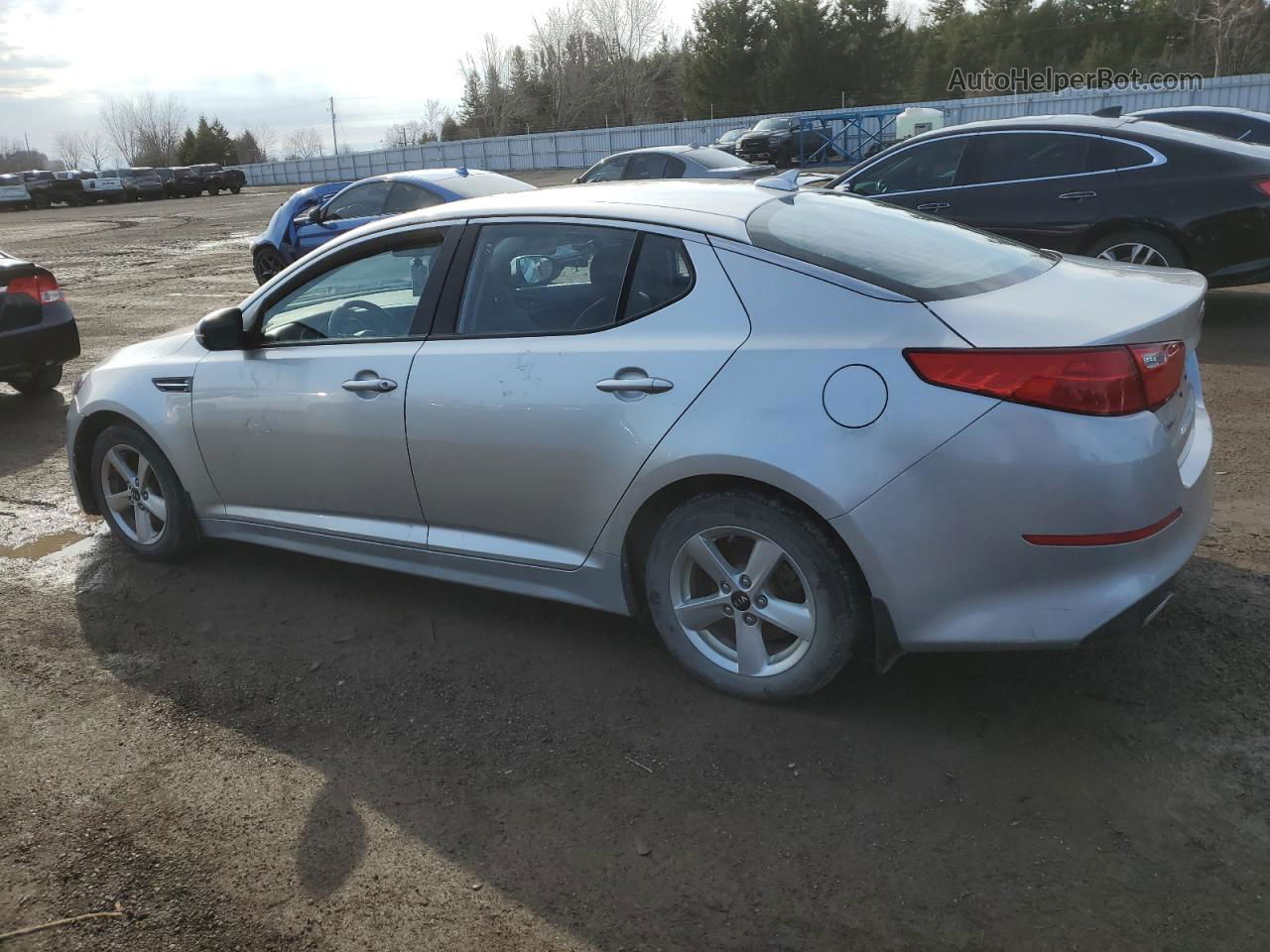 2015 Kia Optima Lx Gray vin: KNAGM4A76F5539561