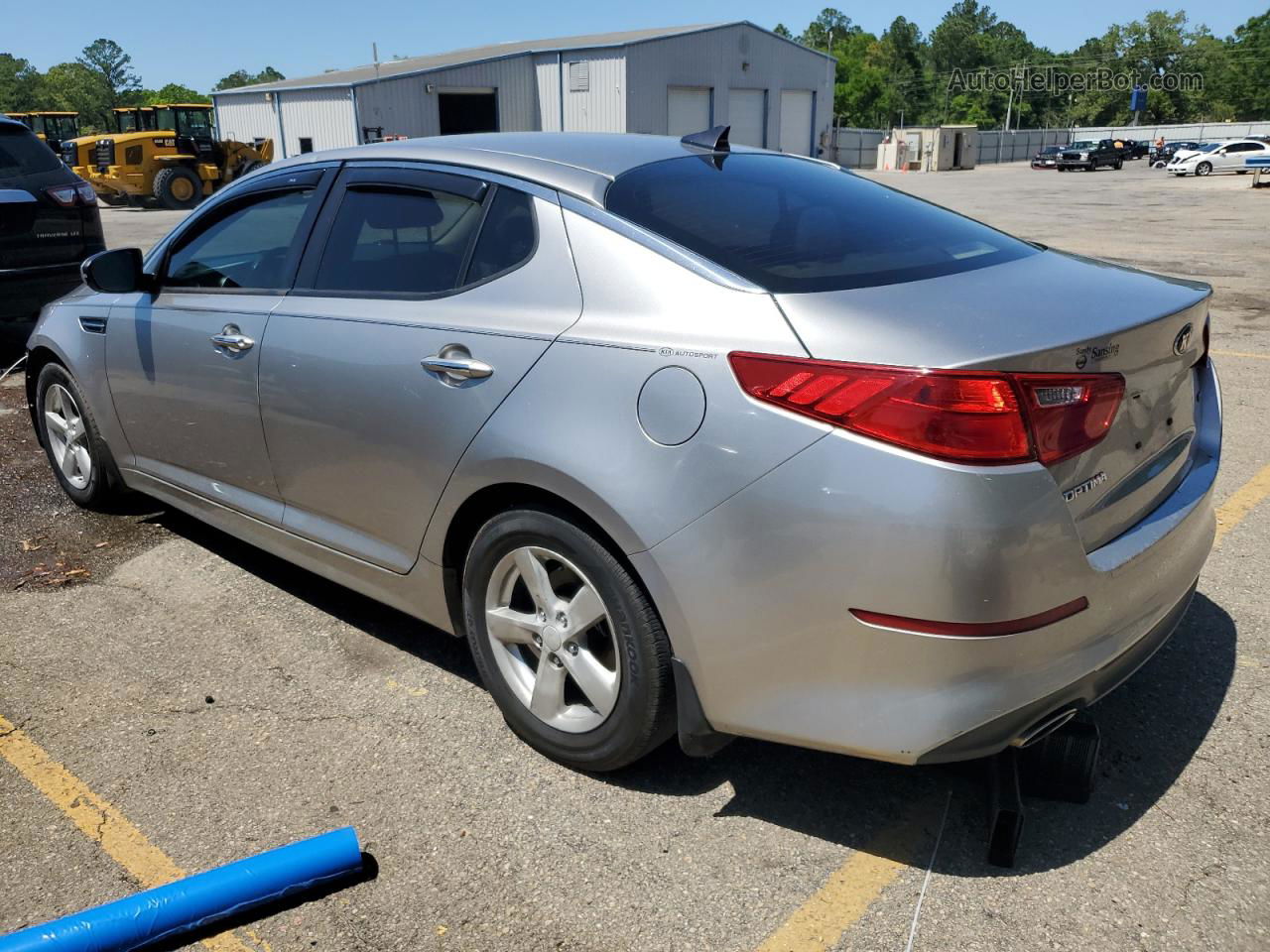 2014 Kia Optima Lx Silver vin: KNAGM4A77E5458728