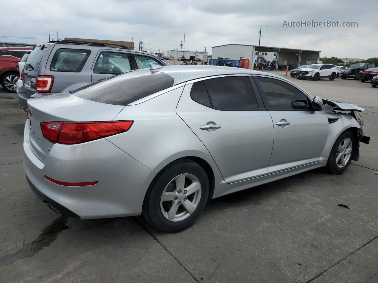 2014 Kia Optima Lx Серебряный vin: KNAGM4A77E5463881