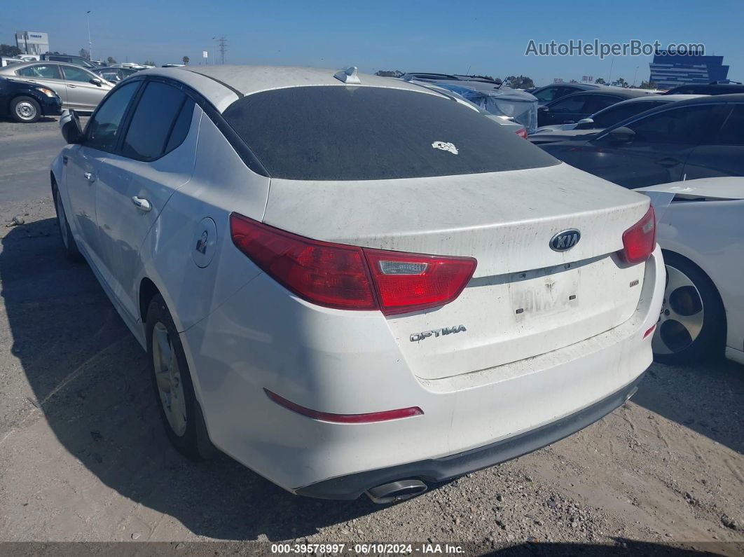 2014 Kia Optima Lx Белый vin: KNAGM4A77E5476114