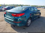 2014 Kia Optima Lx Green vin: KNAGM4A77E5488313