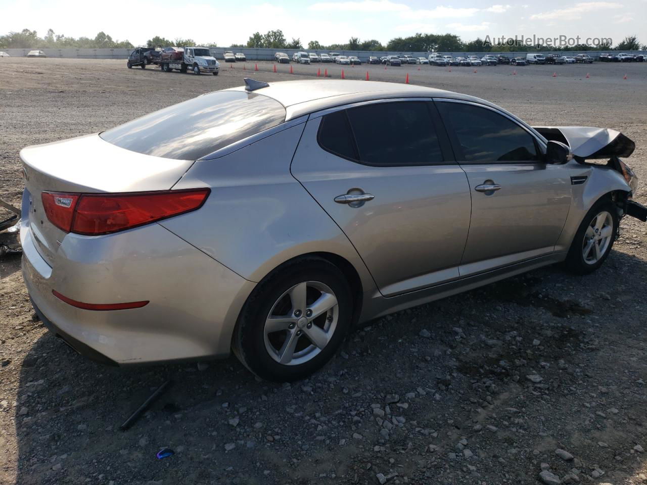 2015 Kia Optima Lx Gray vin: KNAGM4A77F5558751