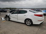 2015 Kia Optima Lx White vin: KNAGM4A77F5580314