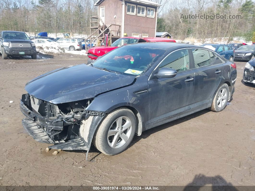 2015 Kia Optima Lx Gray vin: KNAGM4A77F5598425