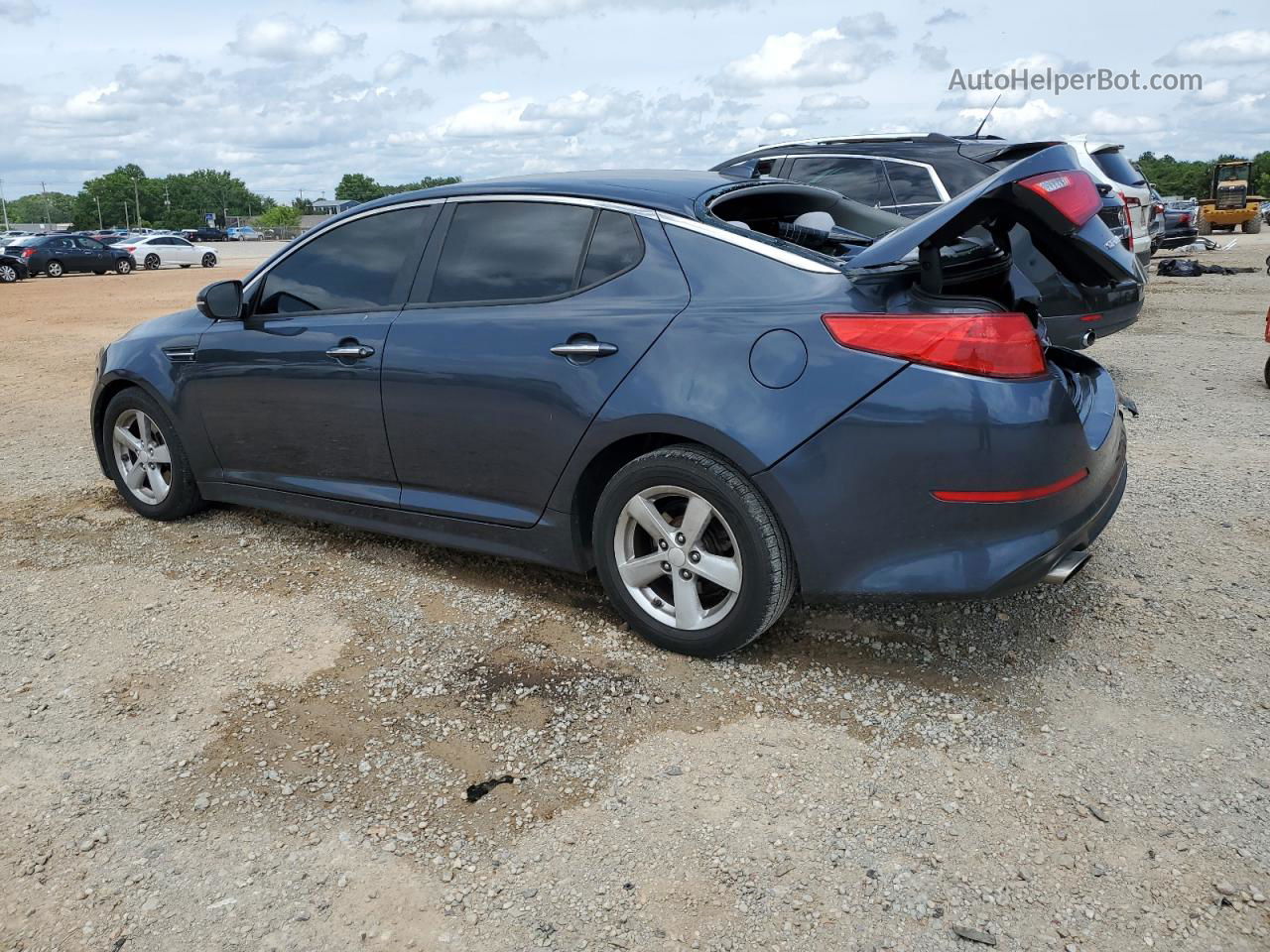 2015 Kia Optima Lx Gray vin: KNAGM4A77F5602151