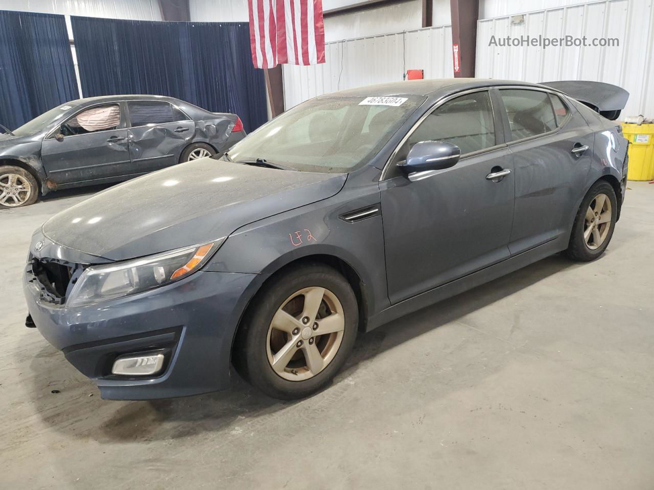 2015 Kia Optima Lx Blue vin: KNAGM4A77F5608273