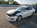 2015 Kia Optima Lx White vin: KNAGM4A77F5642682