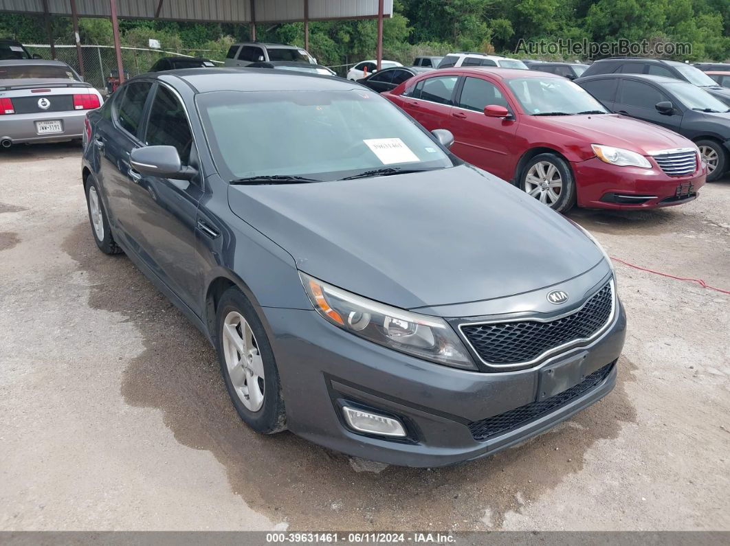 2015 Kia Optima Lx Серый vin: KNAGM4A77F5643735