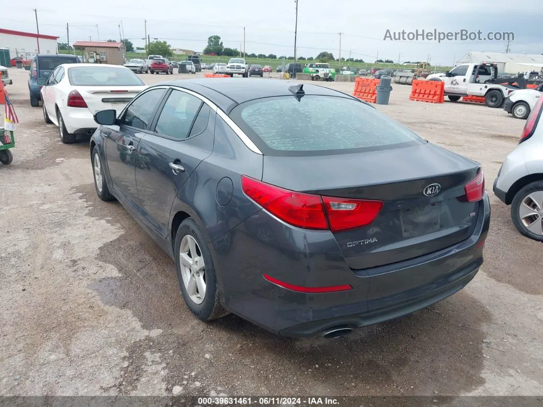 2015 Kia Optima Lx Gray vin: KNAGM4A77F5643735