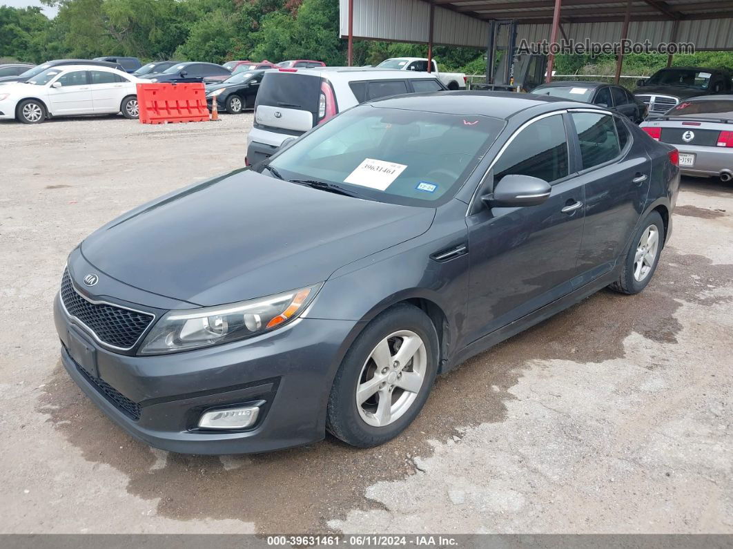 2015 Kia Optima Lx Gray vin: KNAGM4A77F5643735