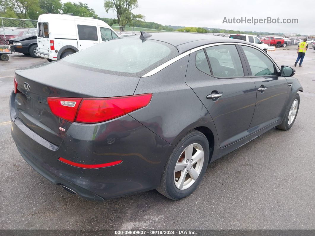 2015 Kia Optima Lx Gray vin: KNAGM4A77F5643850