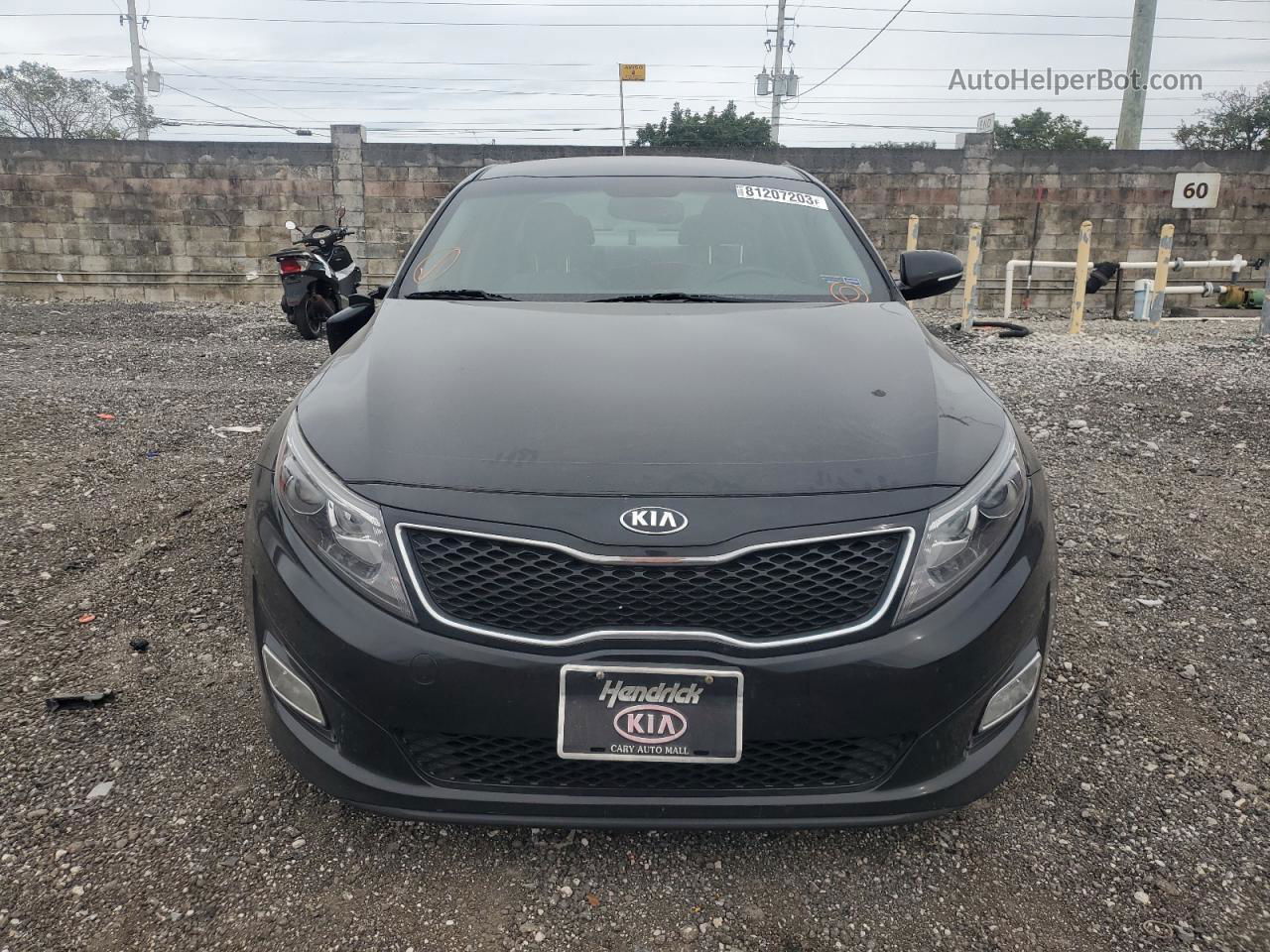 2015 Kia Optima Lx Черный vin: KNAGM4A77F5652757