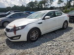 2013 Kia Optima Lx White vin: KNAGM4A78D5401730