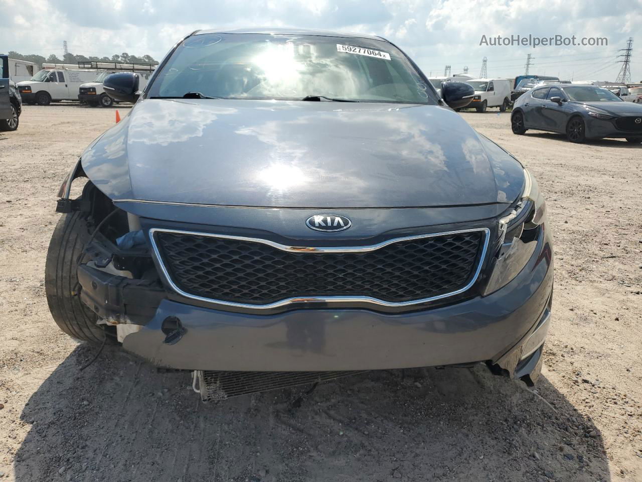 2015 Kia Optima Lx Blue vin: KNAGM4A78F5550903