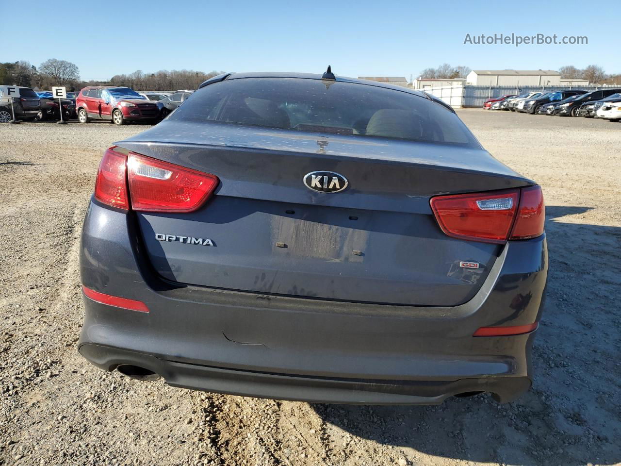 2015 Kia Optima Lx Синий vin: KNAGM4A78F5614079