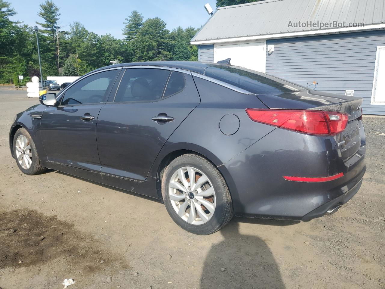 2015 Kia Optima Lx Gray vin: KNAGM4A78F5629374