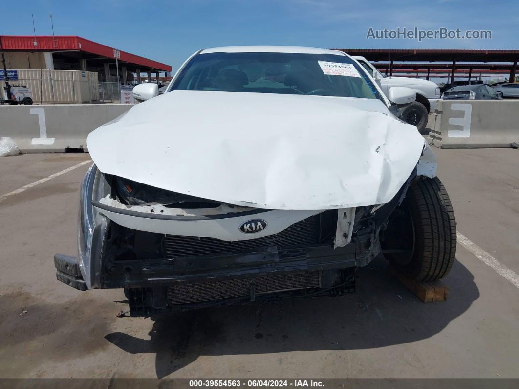 2015 Kia Optima Lx White vin: KNAGM4A78F5651519