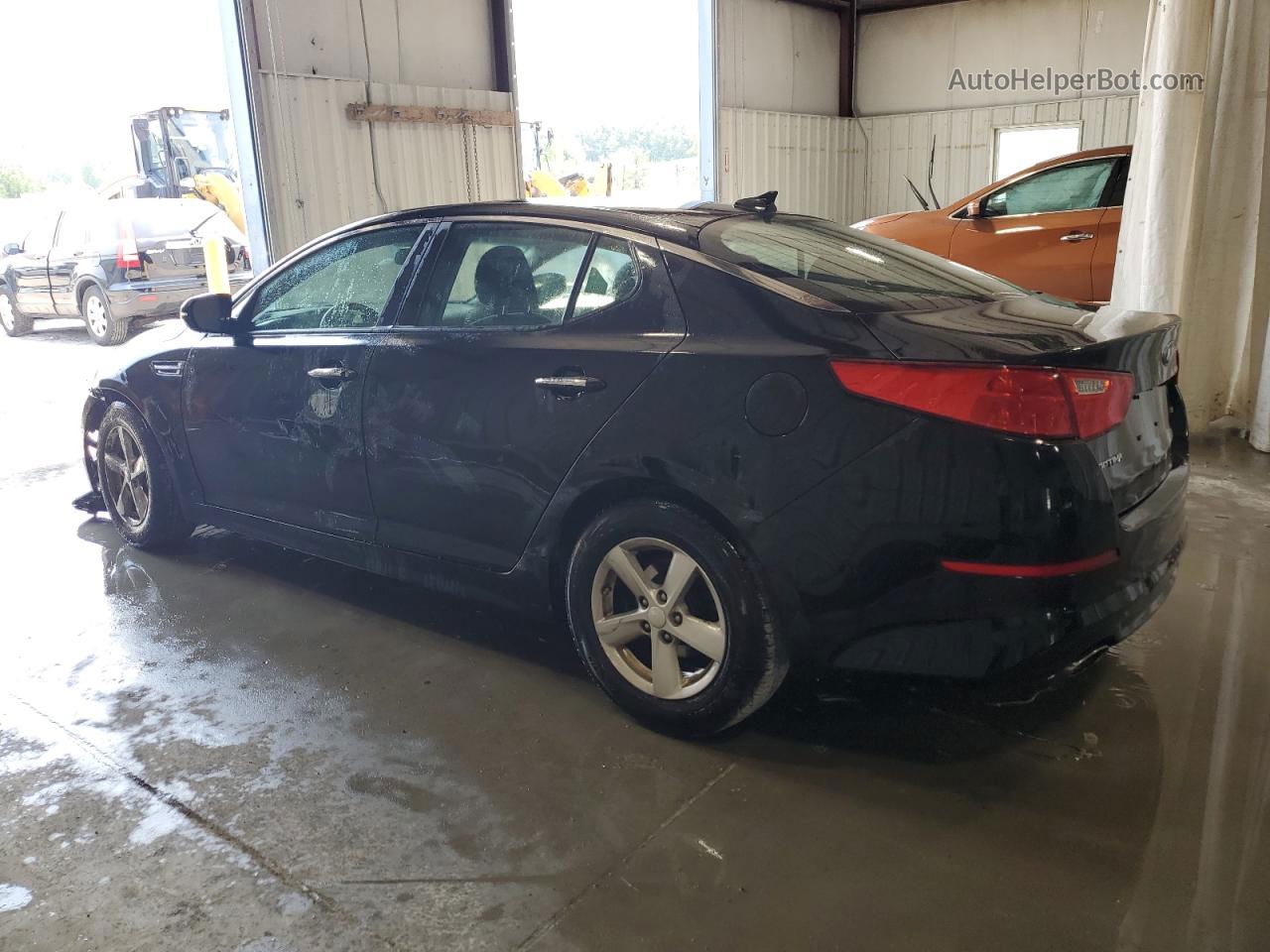 2015 Kia Optima Lx Black vin: KNAGM4A78F5665095