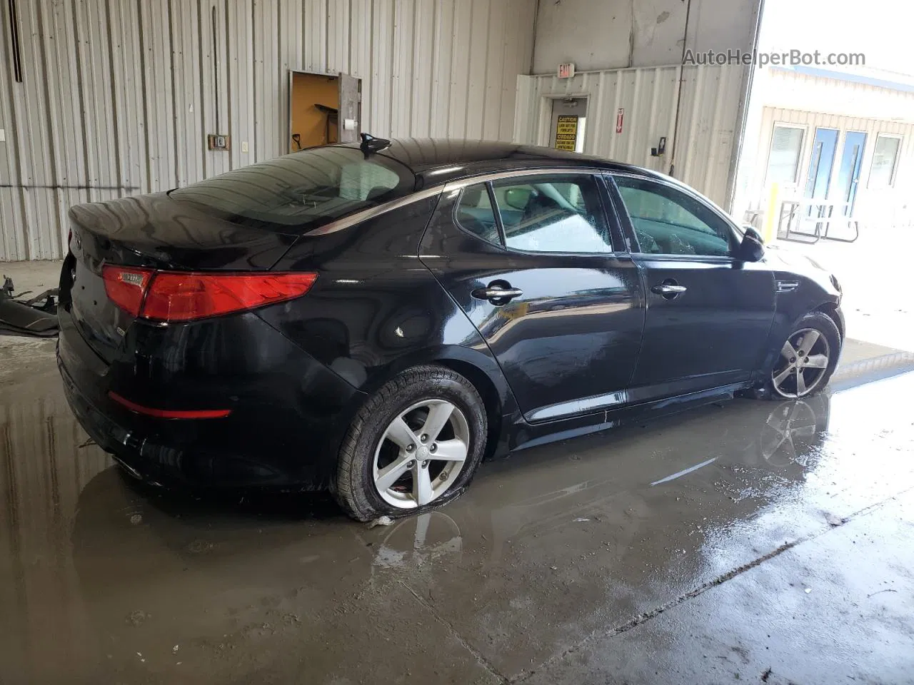 2015 Kia Optima Lx Black vin: KNAGM4A78F5665095