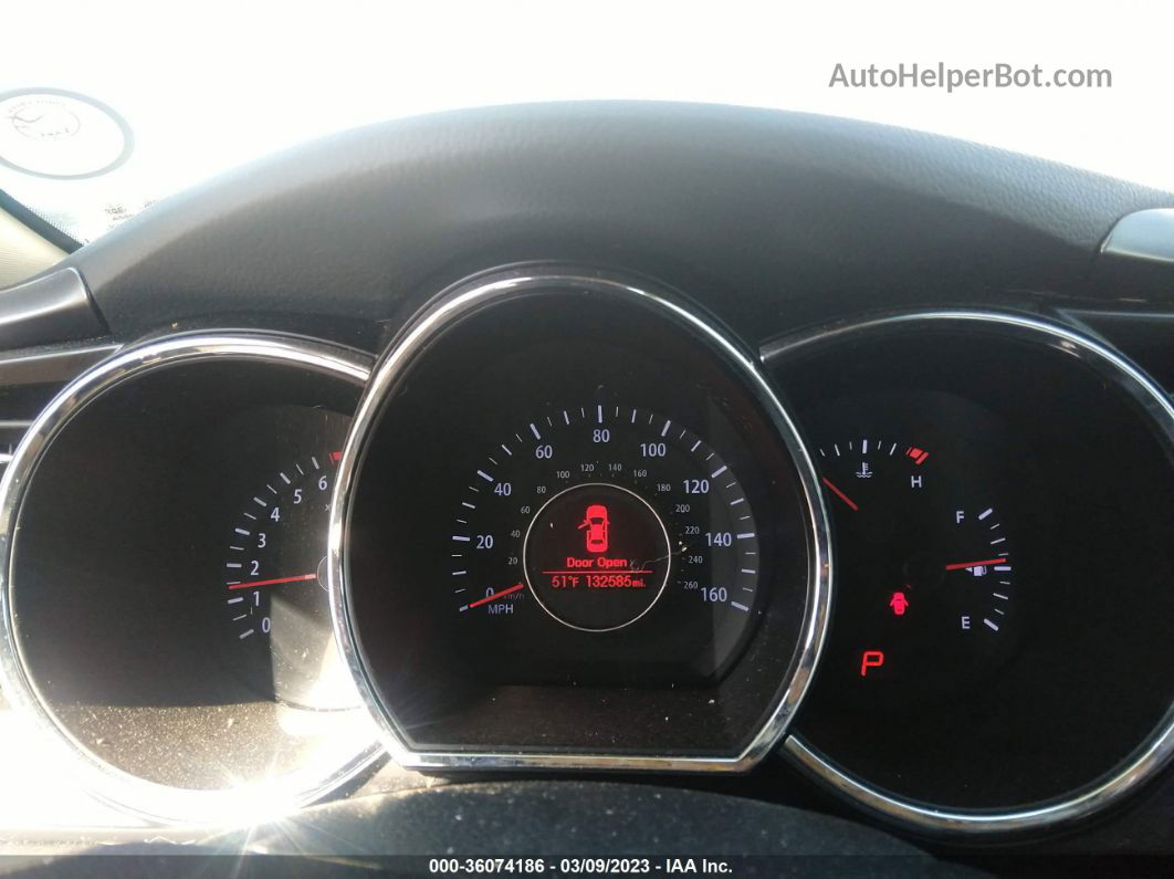2013 Kia Optima Lx White vin: KNAGM4A79D5410890
