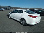 2013 Kia Optima Lx White vin: KNAGM4A79D5410890