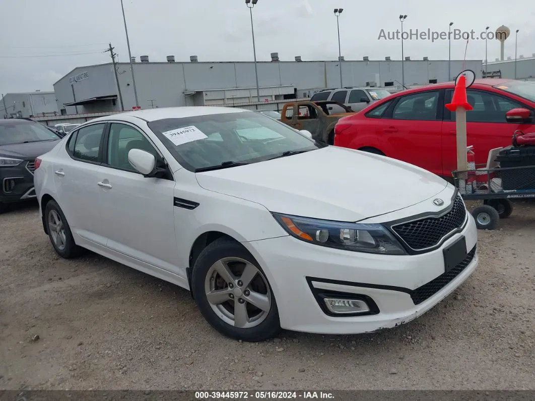 2014 Kia Optima Lx Белый vin: KNAGM4A79E5464305