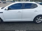 2014 Kia Optima Lx White vin: KNAGM4A79E5492881