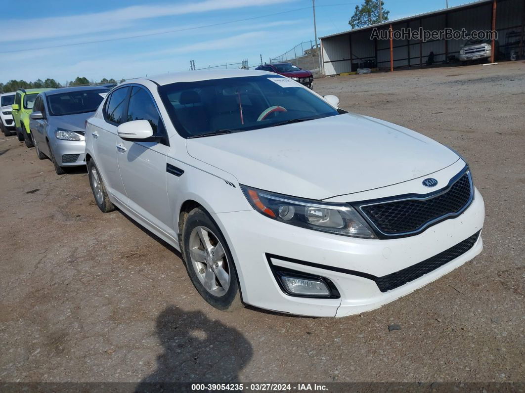 2014 Kia Optima Lx Белый vin: KNAGM4A79E5520193