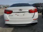 2015 Kia Optima Lx White vin: KNAGM4A79F5616777