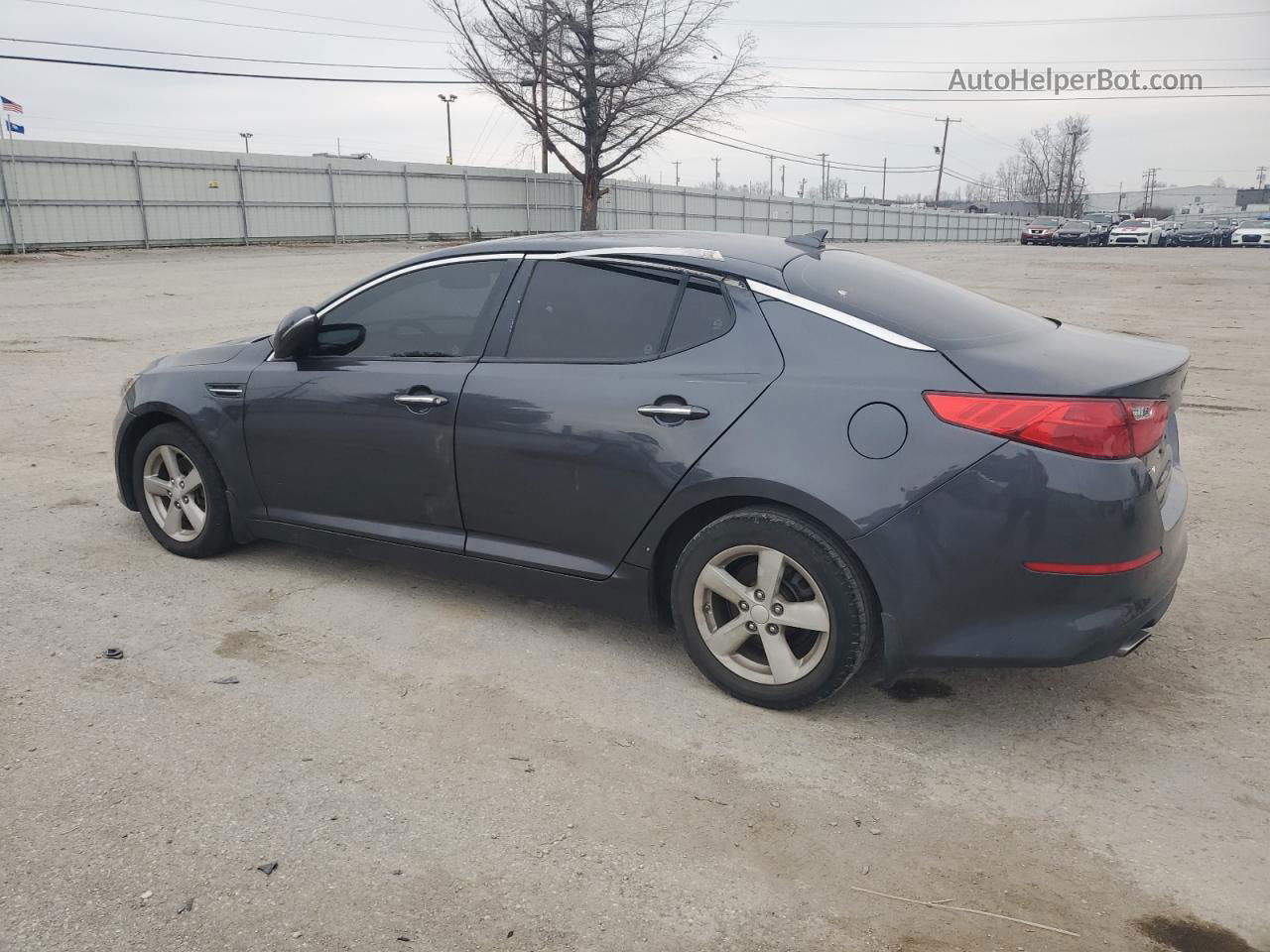 2015 Kia Optima Lx Charcoal vin: KNAGM4A79F5639587