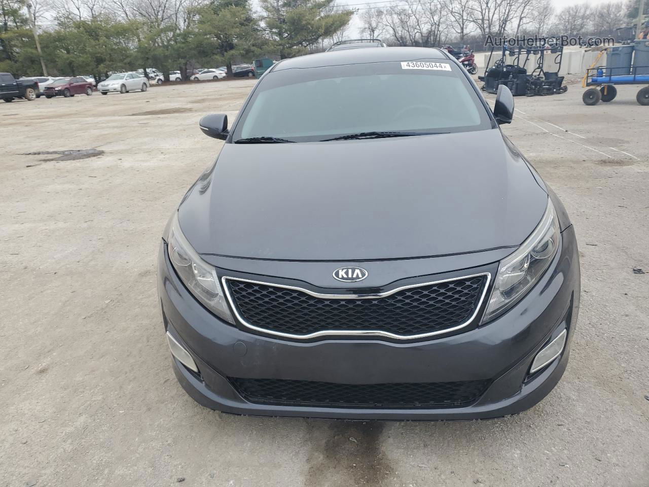 2015 Kia Optima Lx Угольный vin: KNAGM4A79F5639587