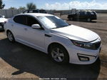 2015 Kia Optima Lx White vin: KNAGM4A79F5664442