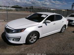 2015 Kia Optima Lx White vin: KNAGM4A79F5664442