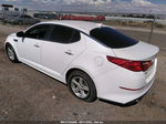 2015 Kia Optima Lx White vin: KNAGM4A79F5664442