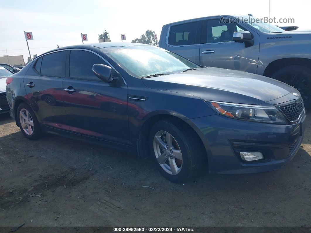 2015 Kia Optima Lx Blue vin: KNAGM4A7XF5528806