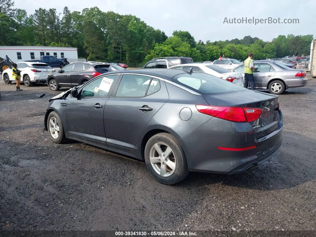 2015 Kia Optima Lx Gray vin: KNAGM4A7XF5626900