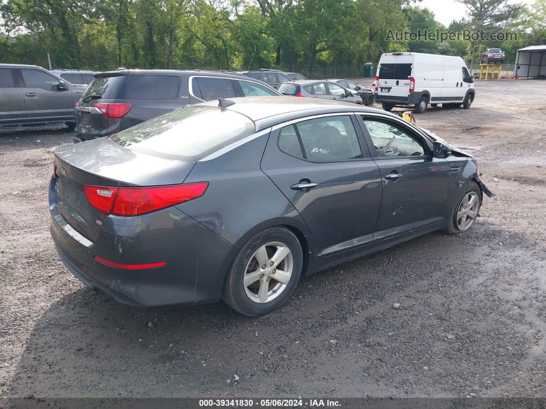 2015 Kia Optima Lx Gray vin: KNAGM4A7XF5626900