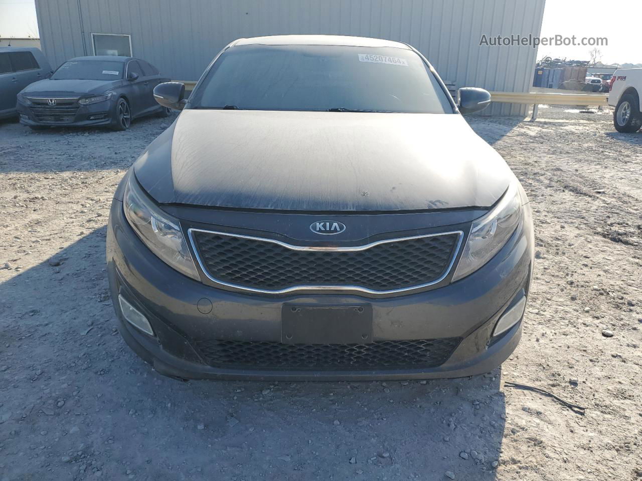 2015 Kia Optima Lx Gray vin: KNAGM4A7XF5634334