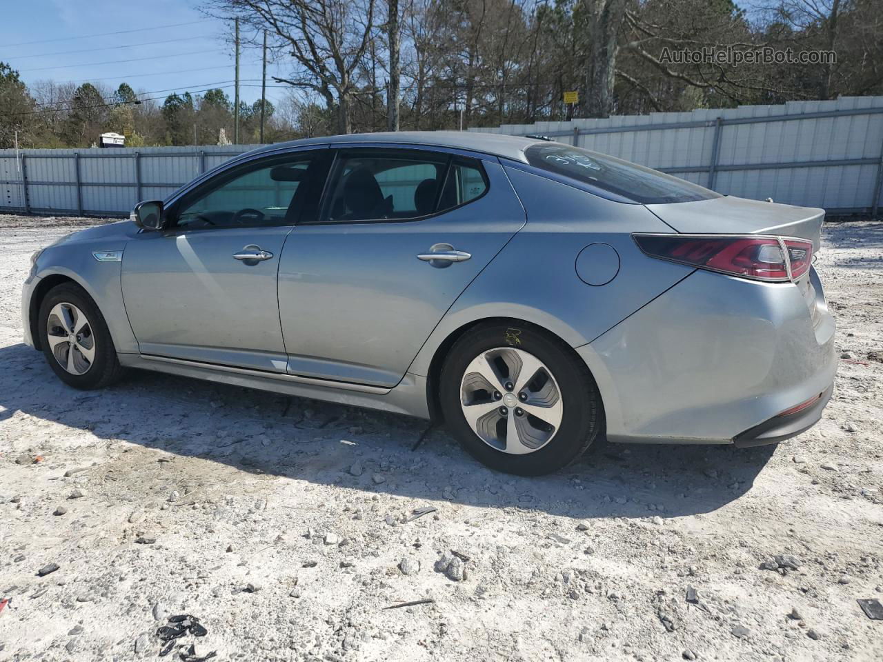 2016 Kia Optima Hybrid Gray vin: KNAGM4AD0G5093415