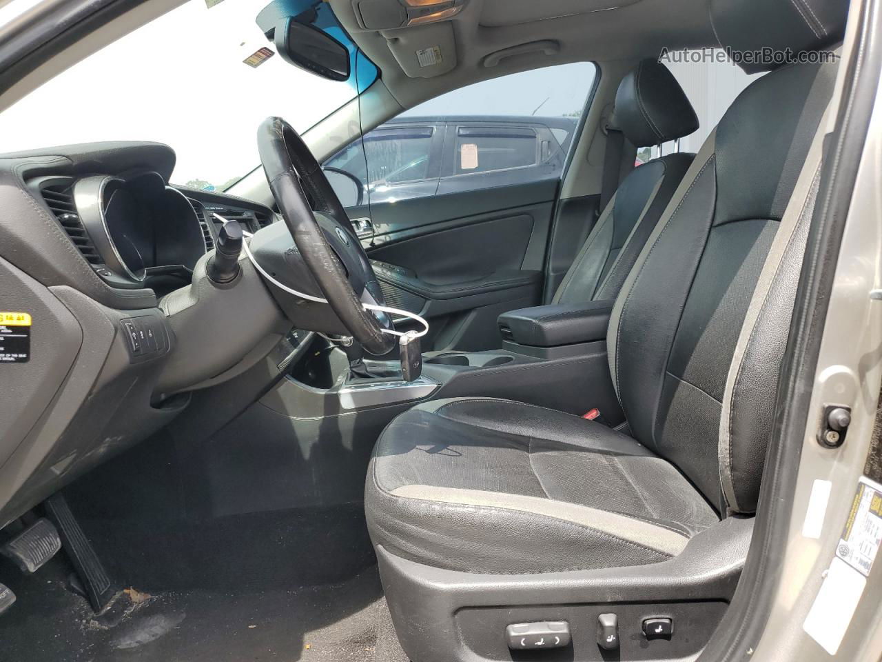 2013 Kia Optima Hybrid Silver vin: KNAGM4AD1D5039777
