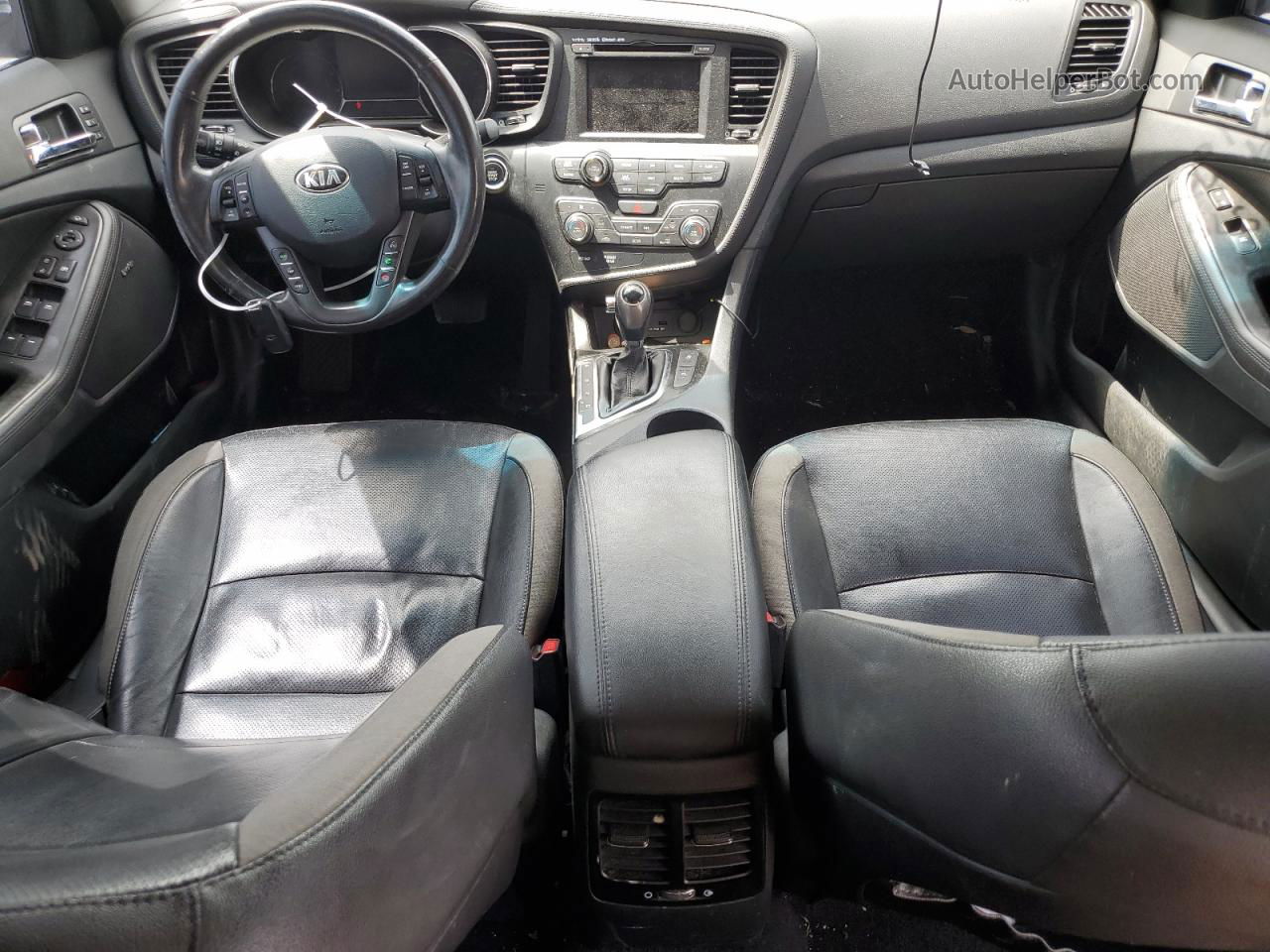 2013 Kia Optima Hybrid Silver vin: KNAGM4AD1D5039777