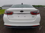 2014 Kia Optima Hybrid White vin: KNAGM4AD3E5064343