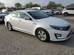 2015 Kia Optima Hybrid White vin: KNAGM4AD3F5082021