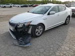 2015 Kia Optima Hybrid White vin: KNAGM4AD3F5082021