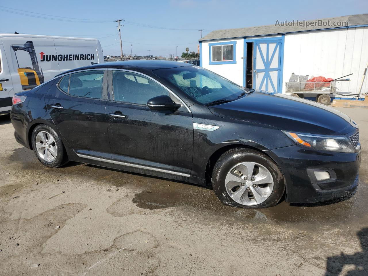 2016 Kia Optima Hybrid Black vin: KNAGM4AD5G5094530